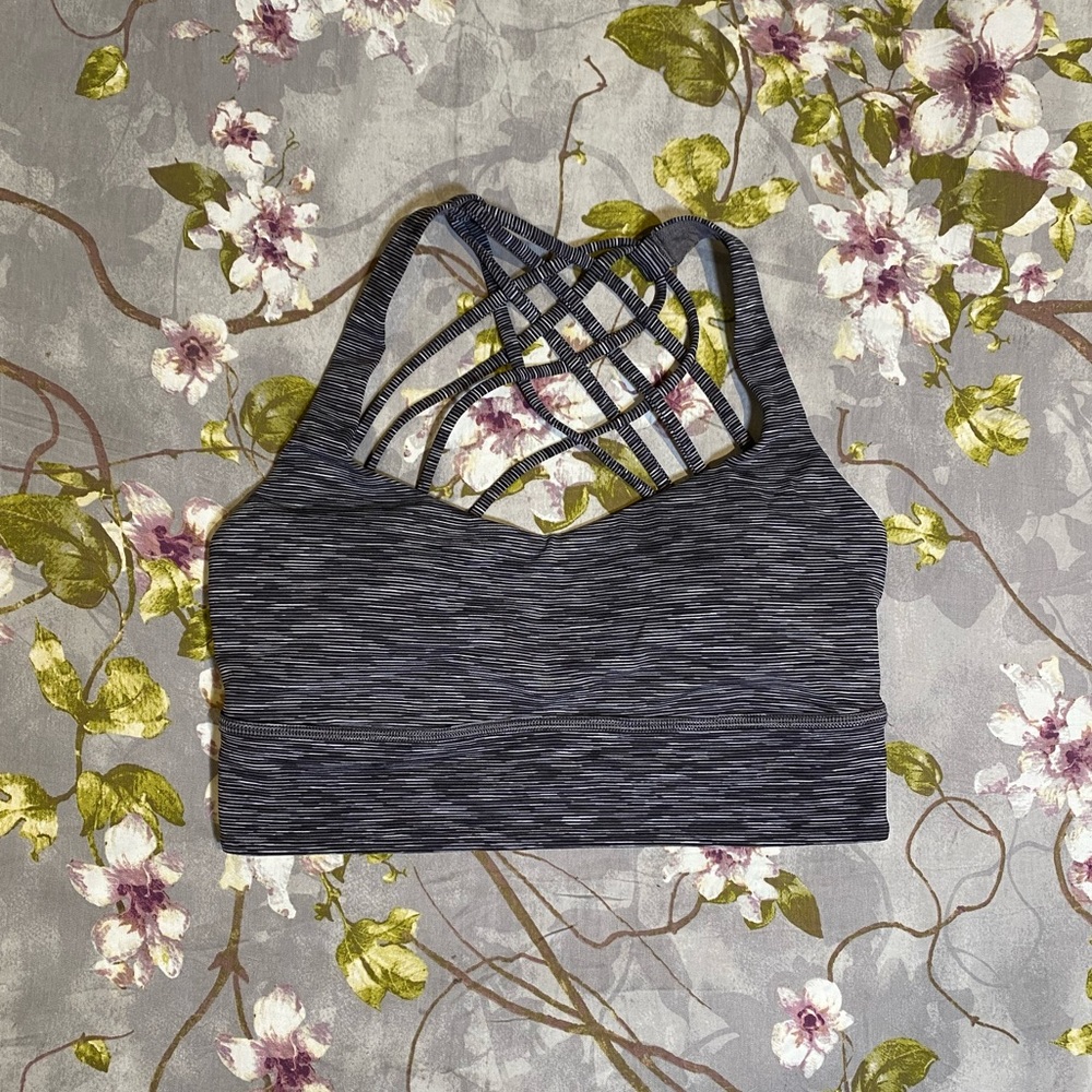 lululemon free to be longline bra *wild